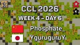 Carcassonne Champions League – Week 4 Day 6: Phosphate_ – YguruguruY [co-host: kaika87]