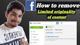 how to remove limited originality of content from Facebook page 2022 |