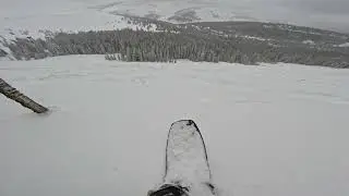 Dropping into Skree Field @ Vail Ski Resort / Blue Sky Basin