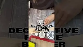 Easy DIY Rustic Frame Using Dollar Store Finds!
