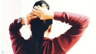 Try this !!! High Bun with clutcher||daily bun hairstyle for medium hair||High Juda Hairstyle