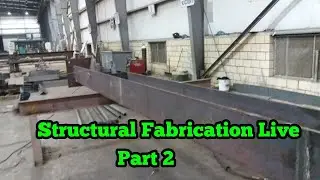 structural column fabrication live🔴 video 2/structure fitter fabricator training/Hindi