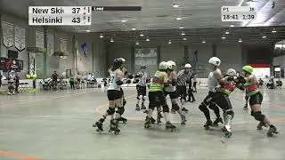 2019 La Classique Georgia W. Tush Montreal New Skids On the Block Vs. Helsinki Roller Derby