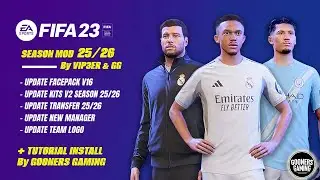 FIFA 23 ОБНОВЛЕНИЕ СЕЗОНА 25/26 ОБНОВЛЕНИЕ МОДОВ ОТ VIP3ER (ОБНОВЛЕНИЕ FACEPACK V16, KIT PACK V2,...