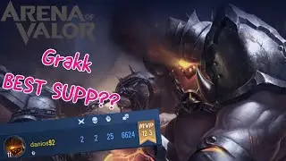 GRAKK SUPPORT BUILD ARENA OF VALOR - GAMEPLAY