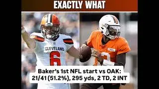 Baker Mayfield and Shedeur Sanders BOTH with 1st-career NFL starts for Browns against Raiders