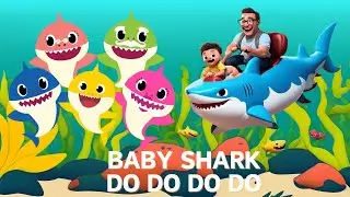 Baby Shark Dance & Learn Colors 🌈🦈 | Ocean Adventure Song for Kids | 3D Nursery Rhymes