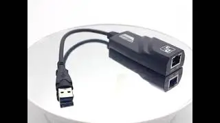 High Speed USB 3.0 to 10/100/1000Mbps Gigabit Ethernet RJ45 LAN Network Adapter Plug & Play