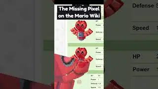 The Stray Pixel on the Mario Wiki! #mario #funny