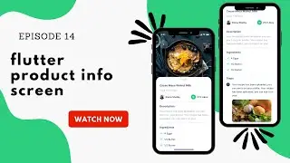 flutter tutorial - product Detail  page