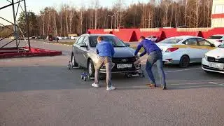 Домкрат подкатной NORDBERG N3S2 для перемещения авто