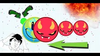 Agar.io - Moments #1 //IMPOSSIBLE POPSPLIT ON THE SAME SIZE?!