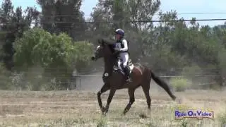 044XC Meg Pellegrini on Cici Top Young Rider Training Cross Country Copper Meadows June 2017