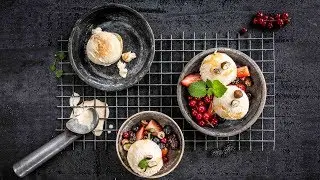 Salz-Karamelleis mit ger&ouml;steten Haseln&uuml;ssen - Rezept