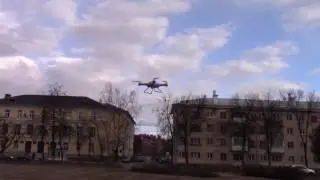 Бюджетный шустрый Квадрокоптер на 2S Аккумуляторе DFD F183 обзор и полеты