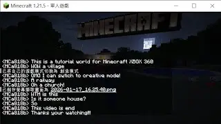 Visit the early Minecraft XBOX 360 Tutorial World!