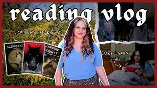 READING VLOG | witchy horror books & cozy fall break alone at home | VLOG #2