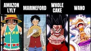 Top 7 Moments Luffy Used Conqueror's Haki From Amazon Lyly to Wano #onepiece