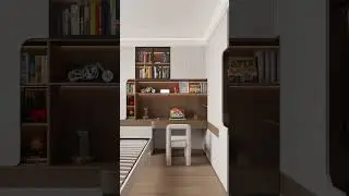 This small bedroom design is both stylish and practical!