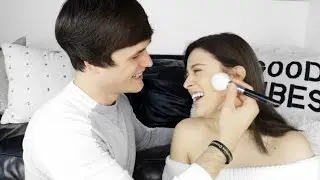 Husband Does My Makeup