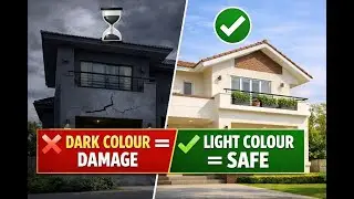 How to use Dark Colour in exterior Elevation | Elevation combination mistakes #paints #exterior #svs