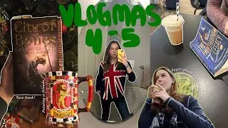 ❆Vlogmas day 4-5: Coffee shop, Barnes & Noble, and painting with friends!