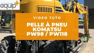Vidéo tuto : KOMATSU PW98 et PW118