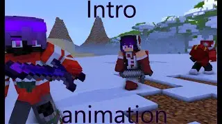 Intro Minecraft animation [Mine-Imator] Merry Christmas!!!❤🎄🎁