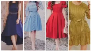 Top 25 Short western dresses collection with unique sleeves designs @thefashionspot4355