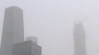 Dust storm blows across north China, flights cancelled