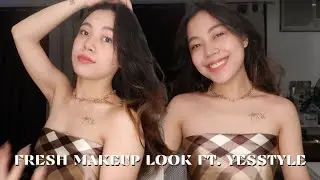 fresh makeup look ft. yesstyle's 2021 beauty brands' bestseller makeup 💄🍓🍒