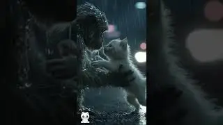 Monyet menolong kucing korban tabrak lari 😭 #kucing #kucinglucu#shorts #funny #cute #dance