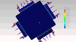 nonlinear static simulation solidworks