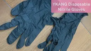 YKANG Disposable Nitrile Gloves Review | Nitrile Exam Gloves 100 PCS