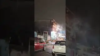 reportan chispazos en un transformador en la colonia la mesita del Municipio de #Huauchinango .
