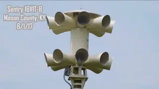 Sentry 16V1T-B Siren Test - Maysville, KY - 8/1/2017
