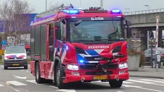 PRIO 1 BRANDWEER SCHIPHOL - Uitruk Brandweer, Ambulances & KMAR naar een treinongeval op Schiphol!
