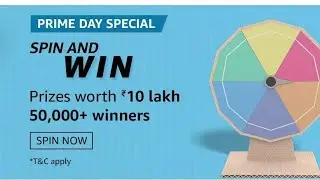 Amazon prime day quiz answers today l Amazon prime day Spin and win 3 August quiz answers .