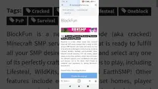 how to vote on blockfun Minecraft server @ip and port @musabbhai @blockfun @minecraft