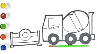 Drawing,Coloring Bricades,Identify Your Street Boundaries with Color | For toddlers,painting,part 43