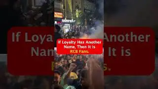 If Loyalty Has Another Name, Then It is RCB Fans || IPL 2025 #rcb