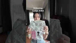 Unboxing Carlyn KIRA, a cute bag that's very lightweight. I love it! 😆 #carlynKIRA #CarlynBag