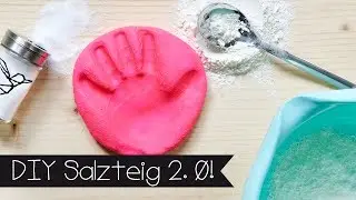 DIY | SALZTEIG 2.0 | HANDABDRUCK | FU&szlig;ABDRUCK | ERINNERUNG I Basteln