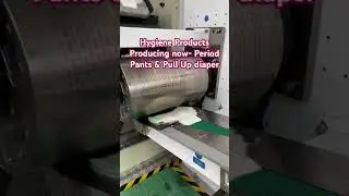 Hygiene Products Producing now- Period Pants & Pull Up diaper #machine #factoryproducts #fyp #diaper