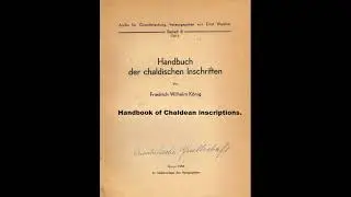 Handbook of Chaldean inscriptions. #cuneiform #astronomy  #books #history