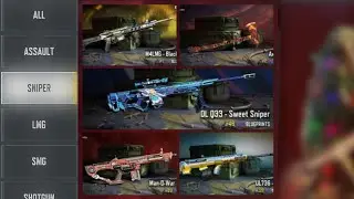 2 year codm collection (snipers)