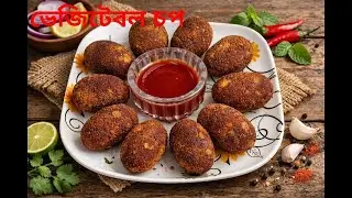 একদম বাঙালির তেলেভাজার দোকানের মতো ভেজিটেবল চপ বানিয়ে নিন। Bengali Vegetable Chop।@shreerrannaghar 