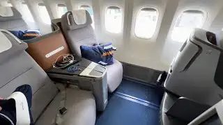LUFTHANSA BOEING 747 / Business Class / Frankfurt - Miami/  Франкфурта в Майами БИЗНЕС КЛАСС 
