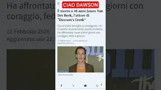 addio Dawson 😭