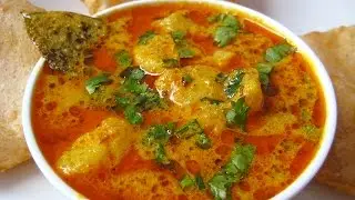 Рецепт йогуртового картофельного карри из североиндийской кухни от Сони Гоял @ ekunji.com